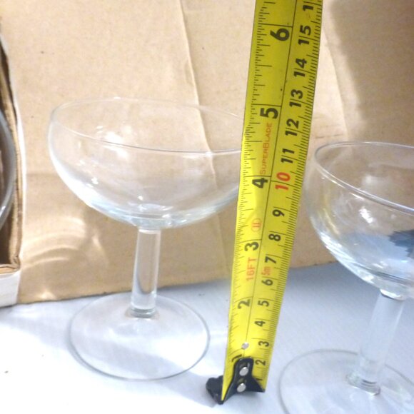 24pc Luminarc GOBLET Glasses Verre a Pied Tulipe FRANCE Vintage Glass Wine - Picture 13 of 15